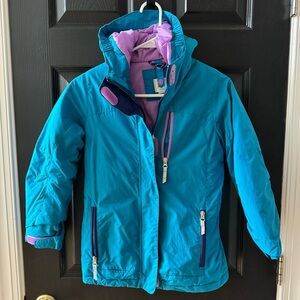 Girls Lands End Sz Small (7-8) insulated jacket